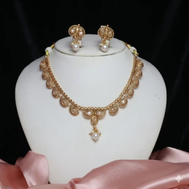 American diamond jewellery necklace set
