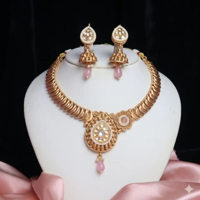 American diamond jewellery necklace set